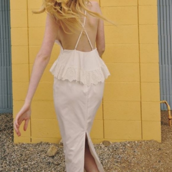 The Jetset Diaries After Forever Maxi Dress Ivory - Picture 4 of 7